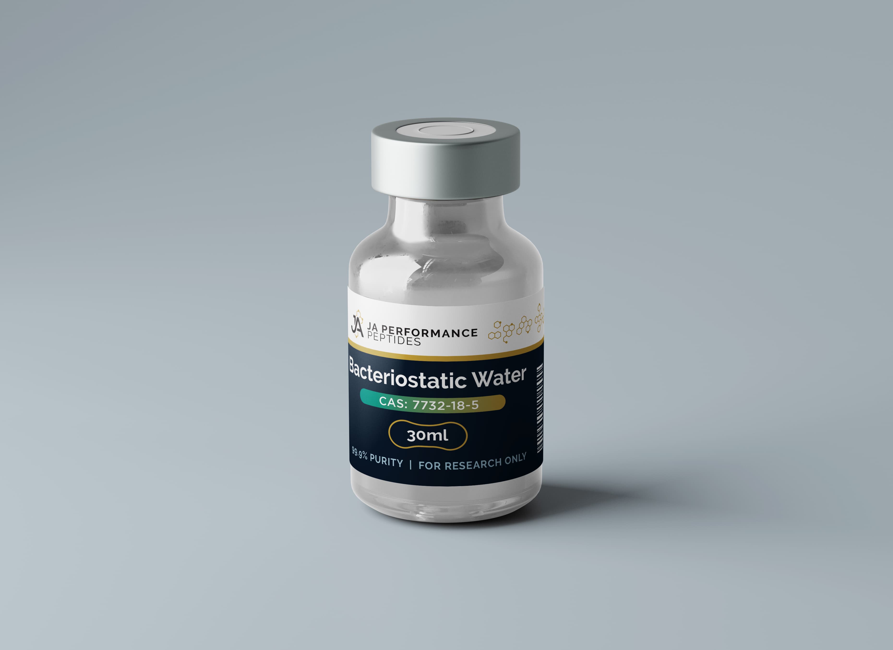 Bacteriostatic Water (BAC water) 30mL research peptide vial