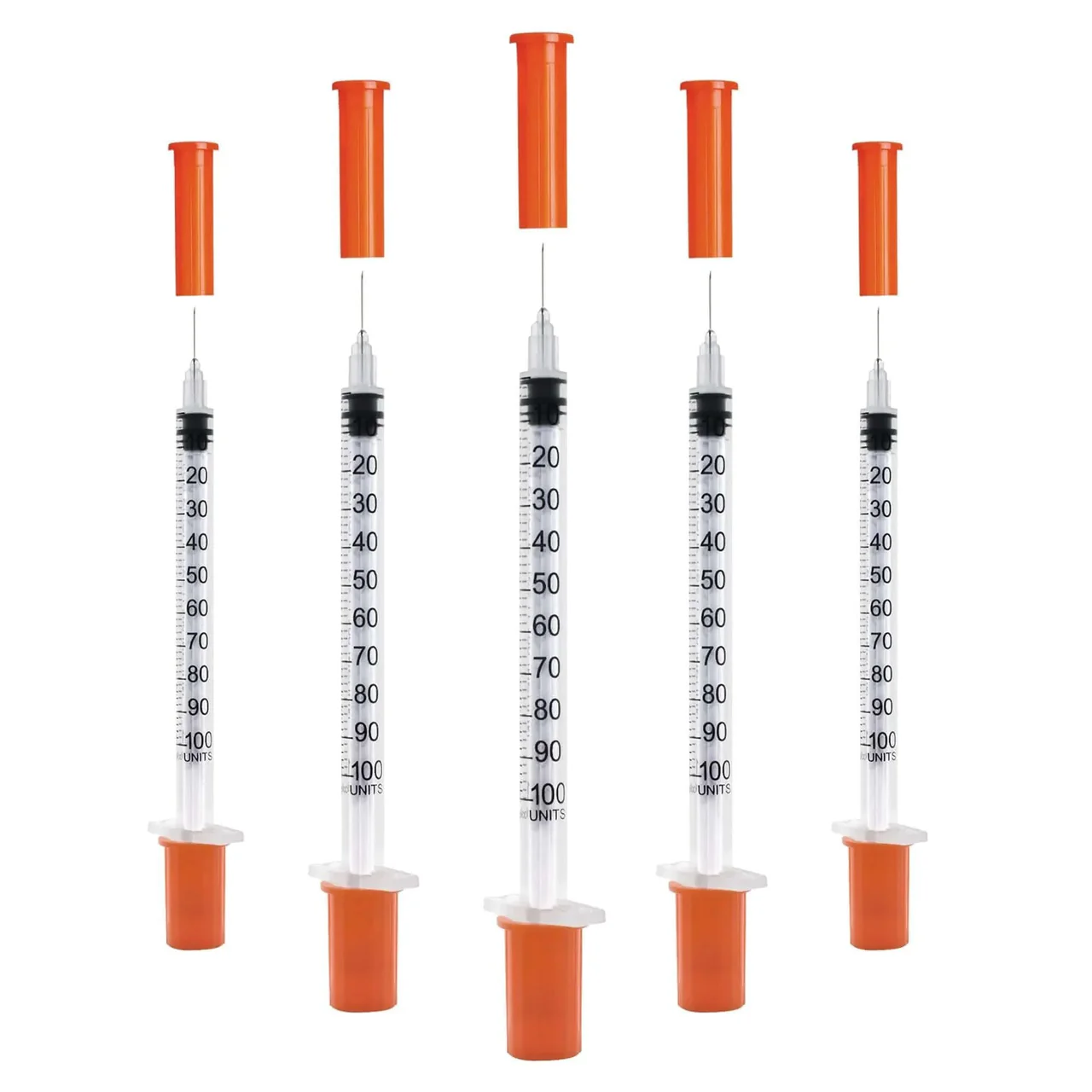 1ml U-100 Syringe with Needle (Individually Wrapped) 31G 1cc 5/16-Inch (8mm)